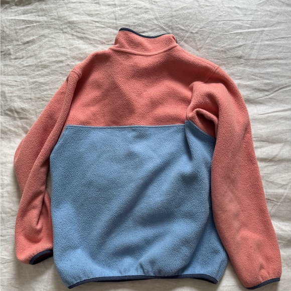 Patagonia Synchilla Synchilla® Snap-T® Fleece Pullover in Coral and Light. - Picture 2 of 4